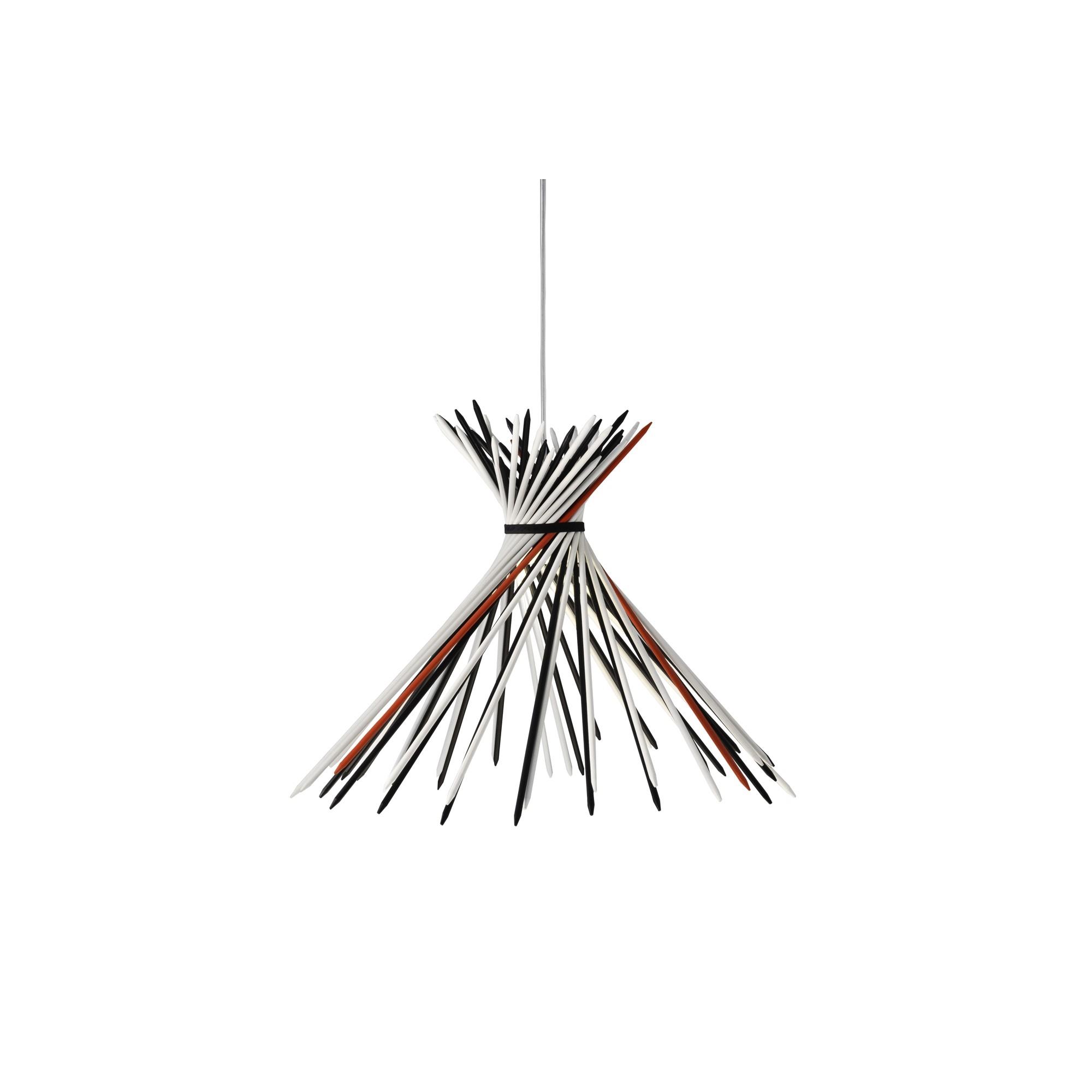 Ingo Maurer Pic-a-Stic Hanglamp Wit/ Zwart