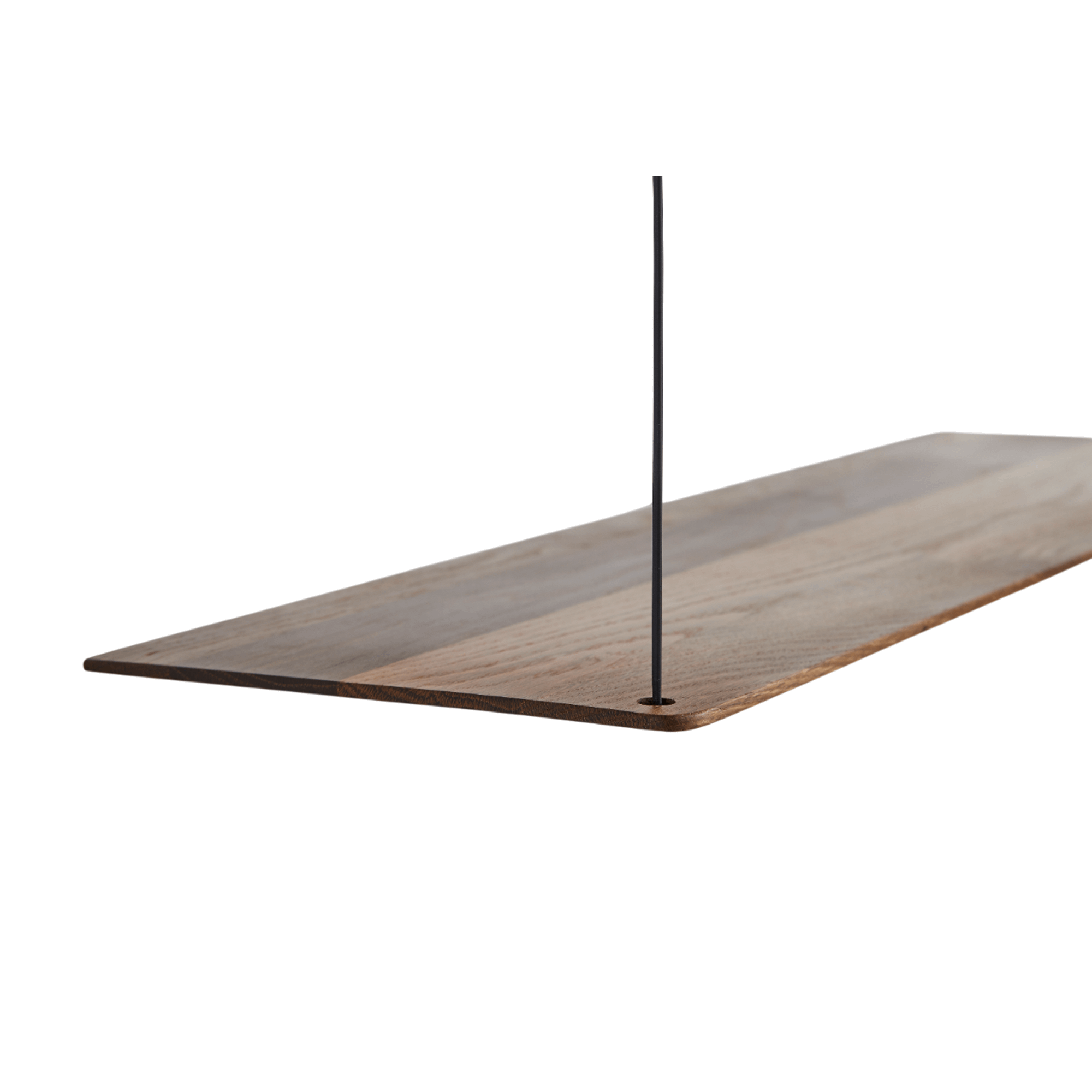 Estante extra Woud Stedge de roble ahumado de 60 cm