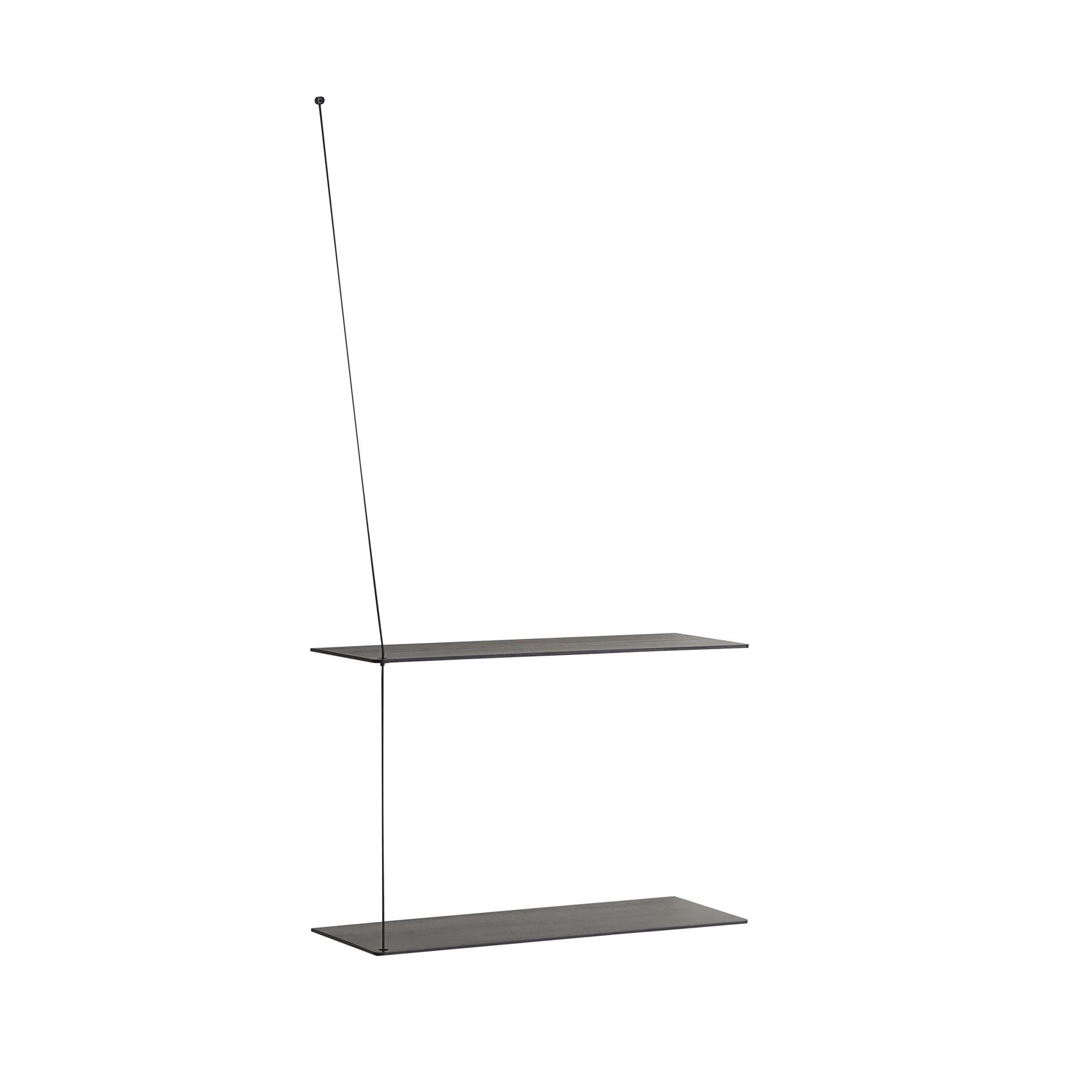 Woud Stedge Shelf Black 60 Cm