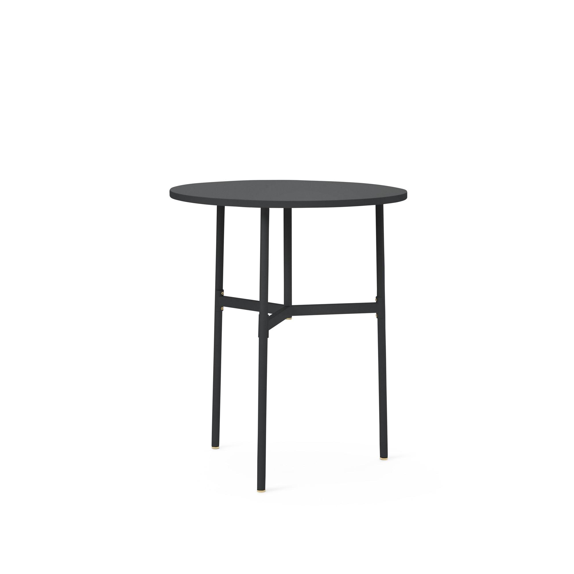 Tavolo Normann Copenhagen Union Nero Ø80 X H95,5 cm