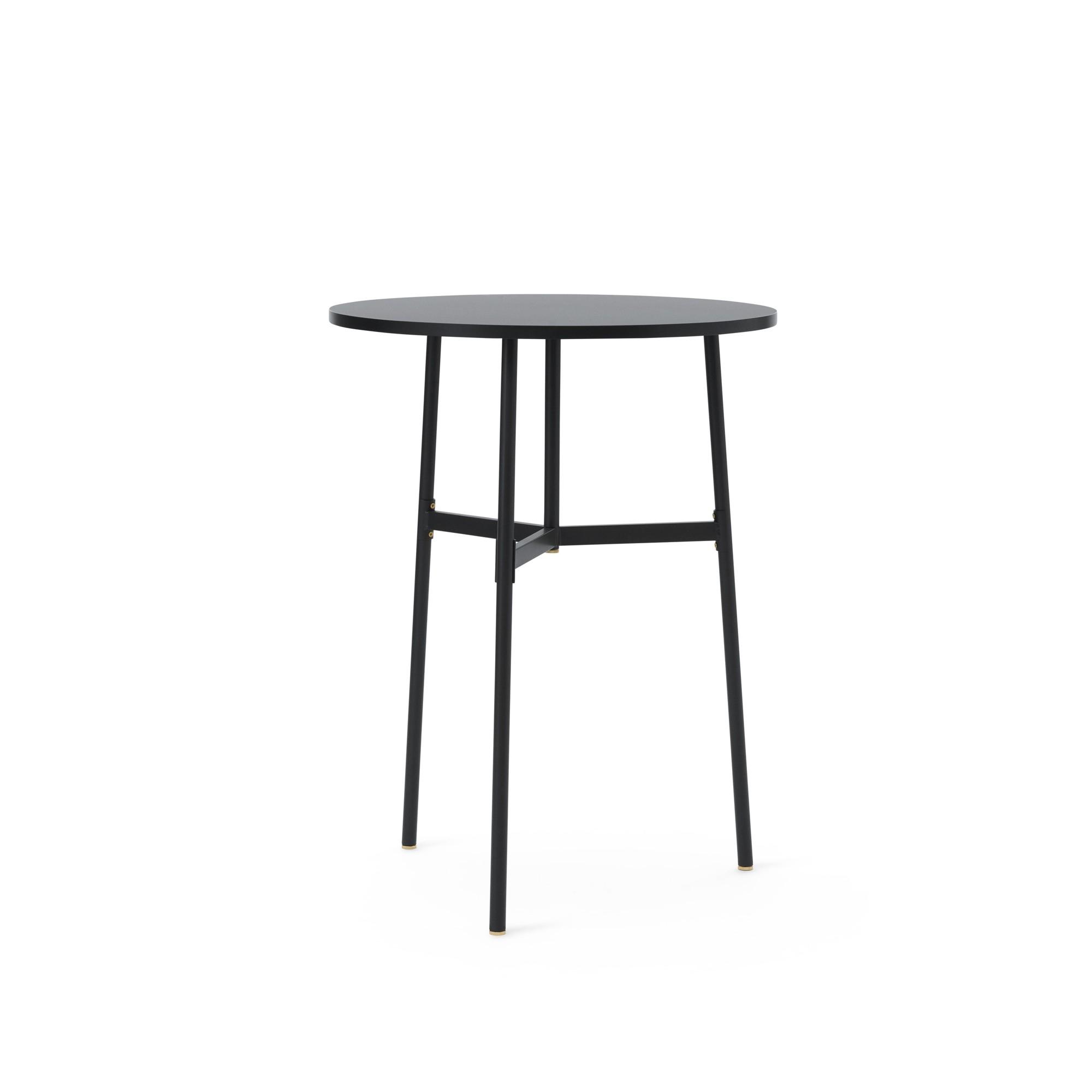 Normann Copenhagen Union -pöytä musta Ø80 X K105,5 cm