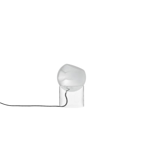 &Tradition Topan VP13 Bordslampa Topan Golvlampa VP14 Transparent Akryl/ Krom