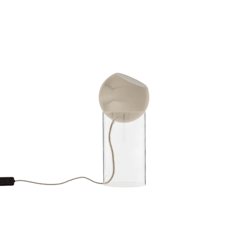 Lámpara de Pie &Tradition Topan VP14 Lámpara de Pie Topan VP14 Acrílico Transparente/Beige Gris