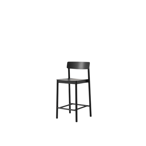 &Tradition Betty TK13 Counter Chair Zwart Gelakt Essenhout