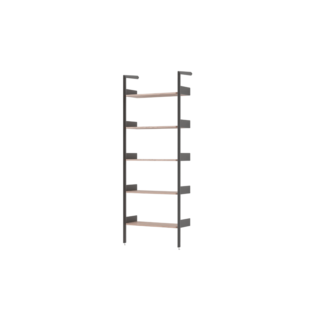 &Tradition Rombe Full Bay IF1 Shelves Bookcase Lacquered Walnut