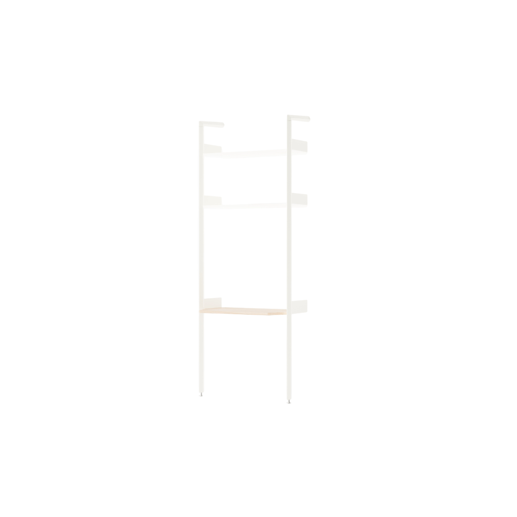 &Tradition Rombe Full Bay IF2 Desk Shelving Lacquered Oak/Alabaster