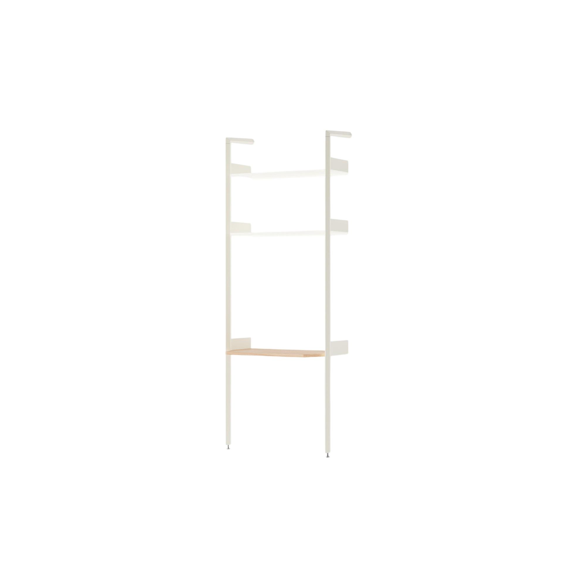&Tradition Rombe Full Bay IF2 Scrivania Scaffale Rovere Laccato/Alabastro