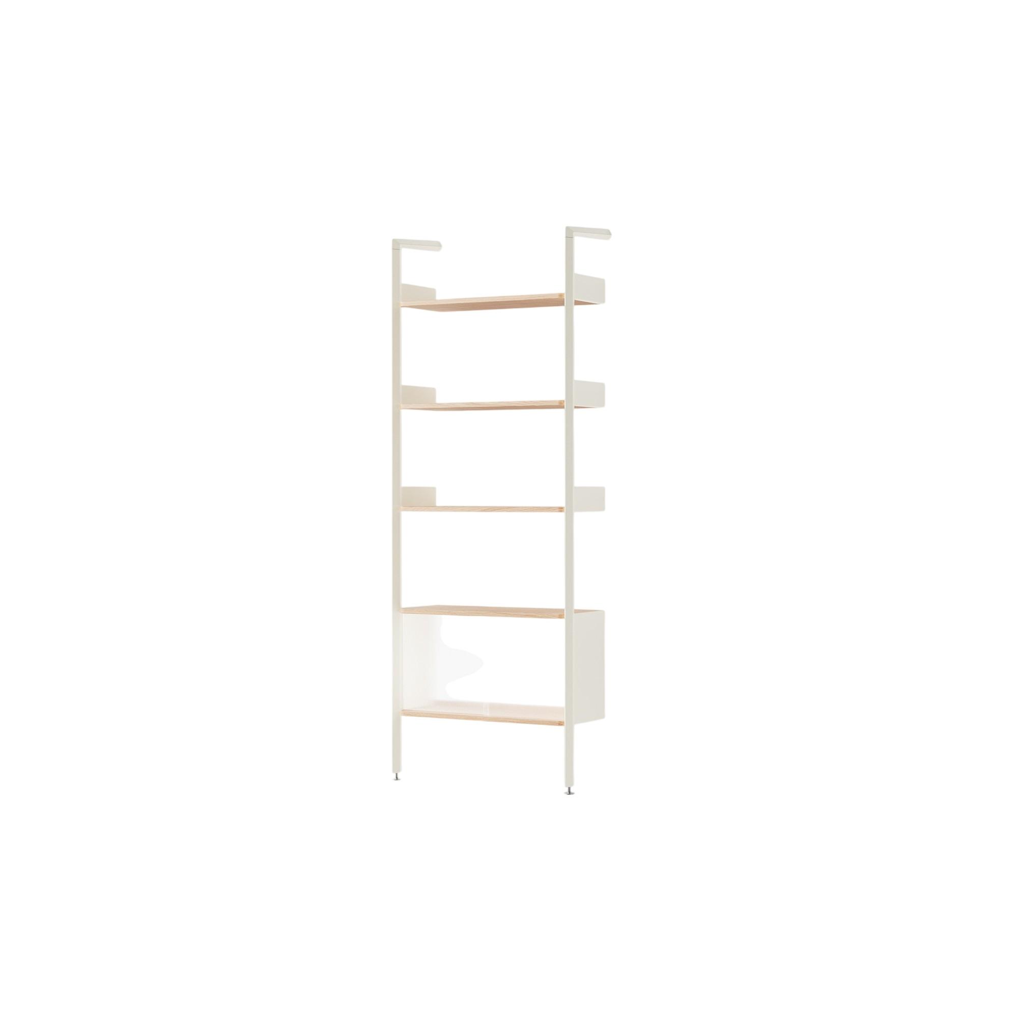 &Tradition Rombe Full Bay IF3 Mobiletto con Scaffalatura in Rovere Laccato