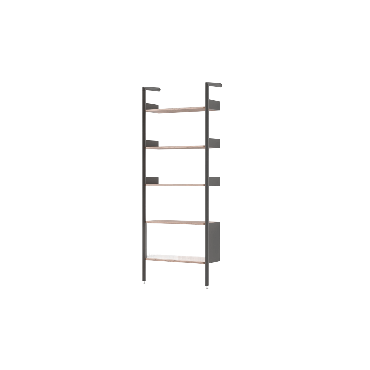 &Tradition Rombe Full Bay IF3 Cabinet Shelving Lacquered Walnut