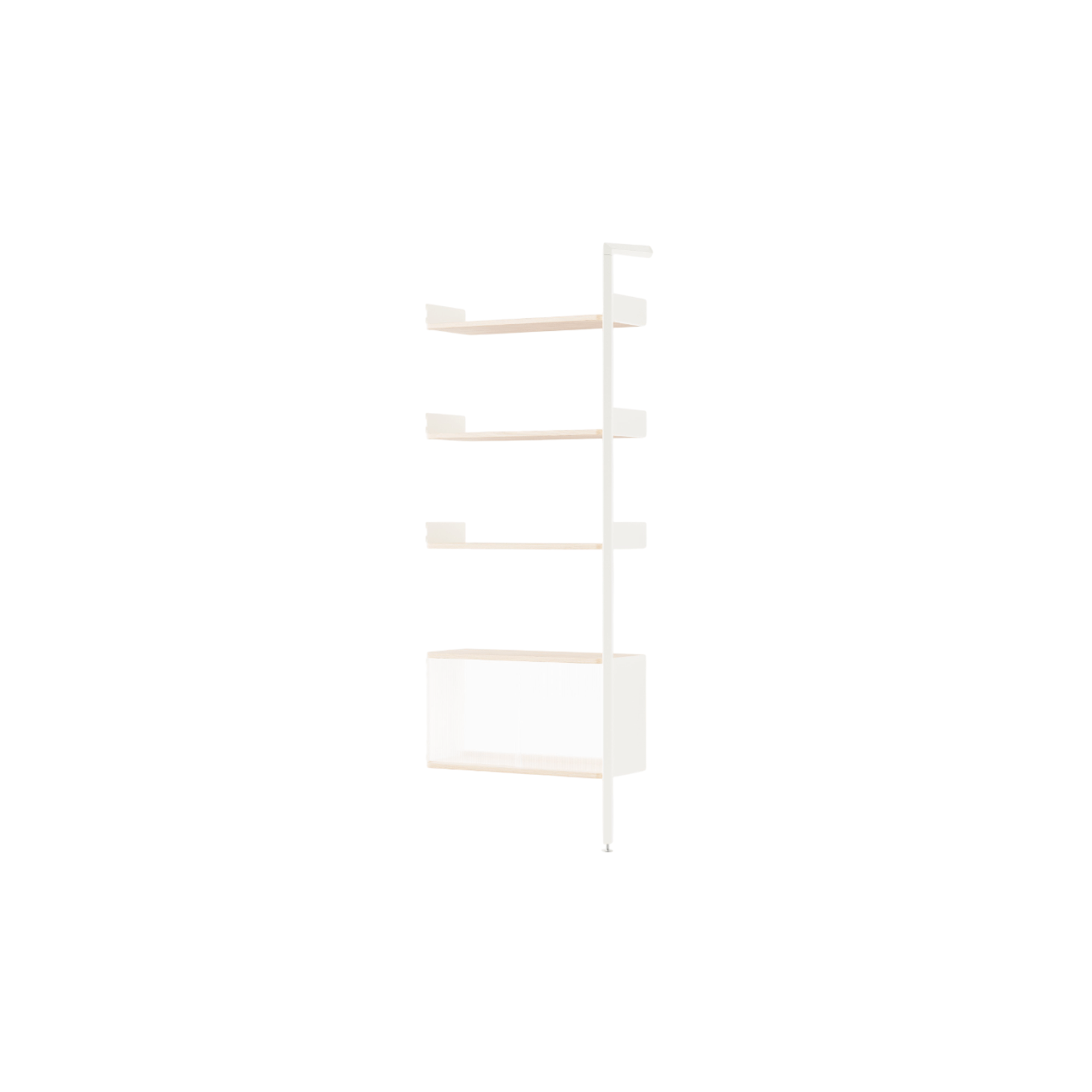&Tradition Rombe Bay IF6 Cabinet Extra Shelf Lacquered Oak