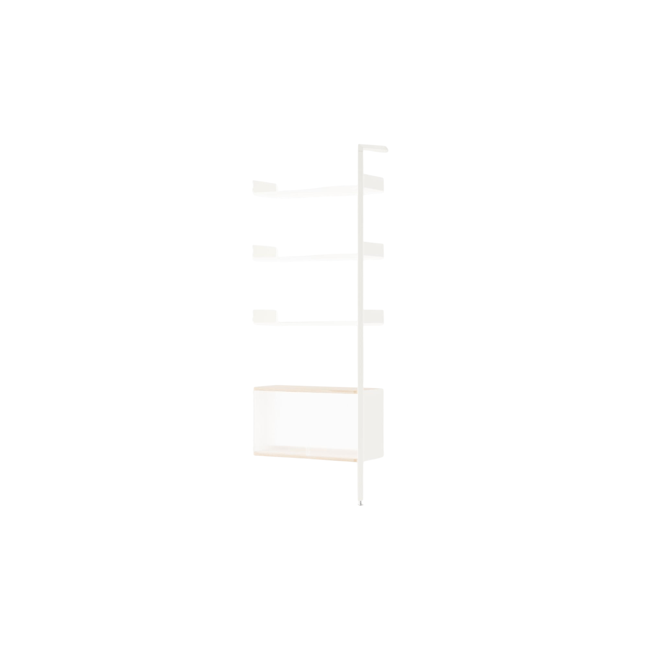 &Tradition Rombe Bay IF6 Cabinet Ekstra Hylde Lakeret Eg/Alabaster