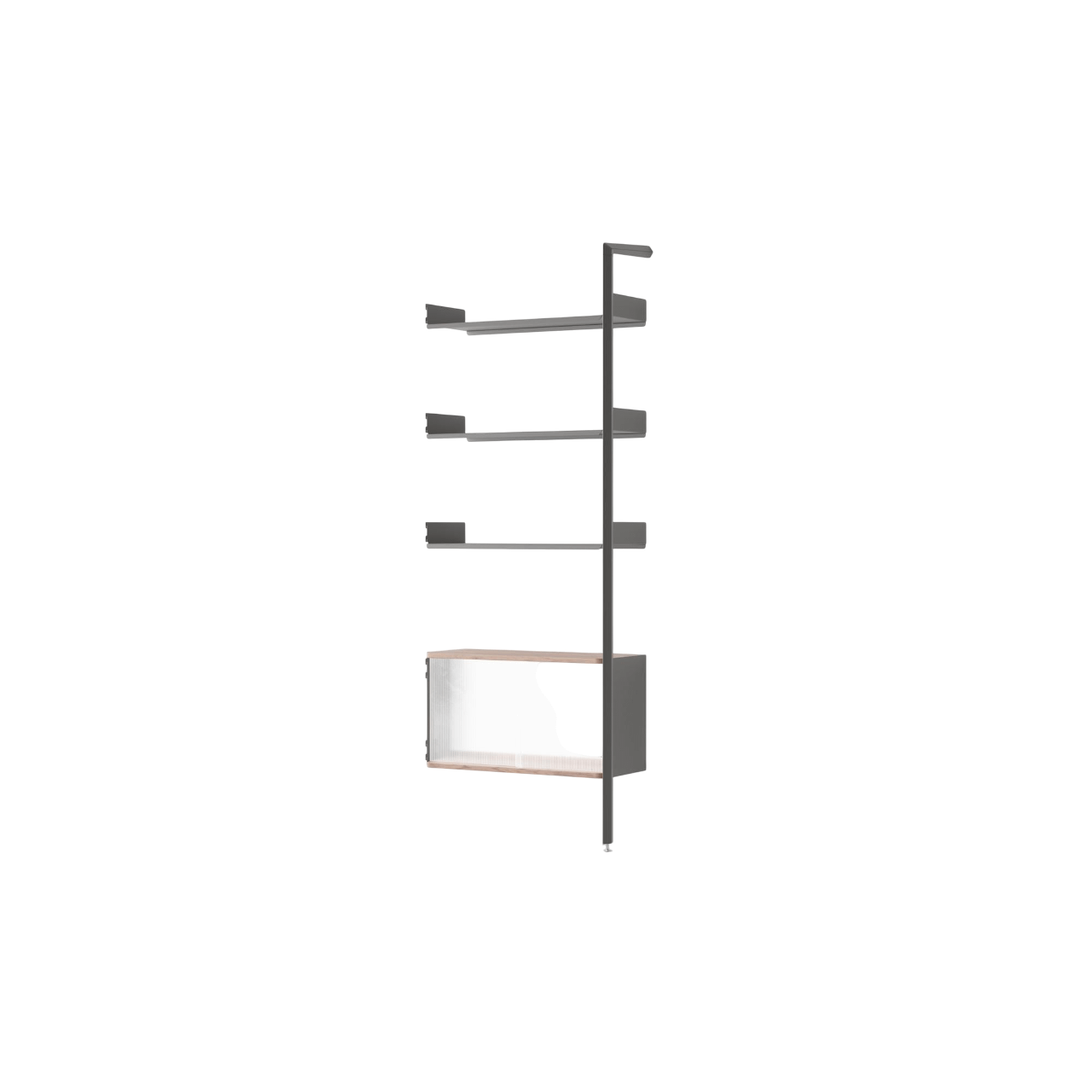 &Tradition Rombe Bay IF6 Cabinet Ekstra Hylde Lakeret Valnød/Antracit