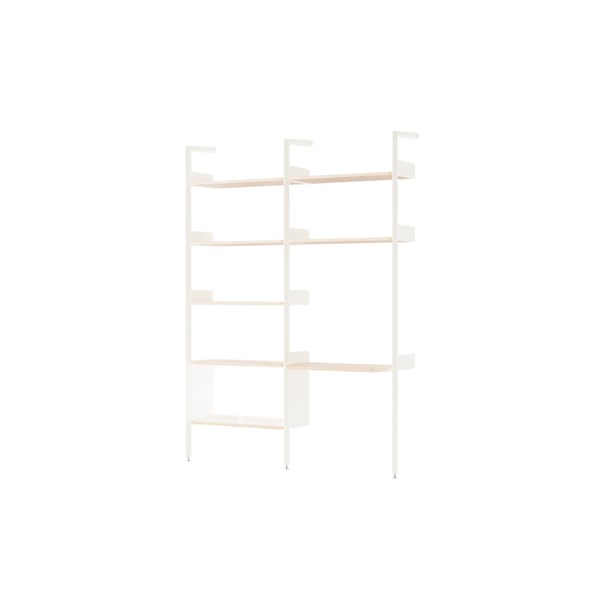 &Tradition Rhomb IF2 &IF6 Shelving Configuration D Lacquered Oak