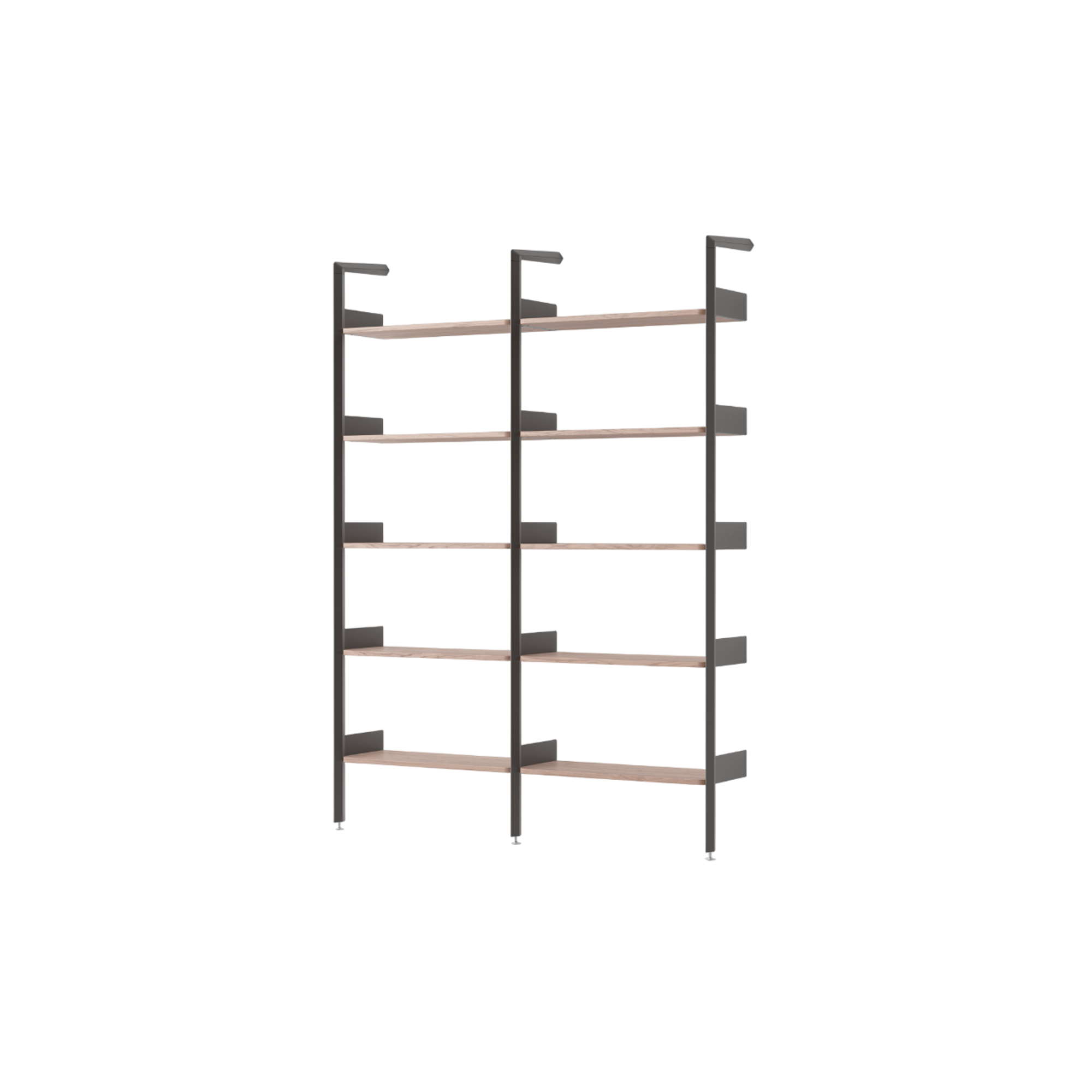 &Tradition Rhomb IF1 &IF4 Shelving Configuration A Lacquered Walnut