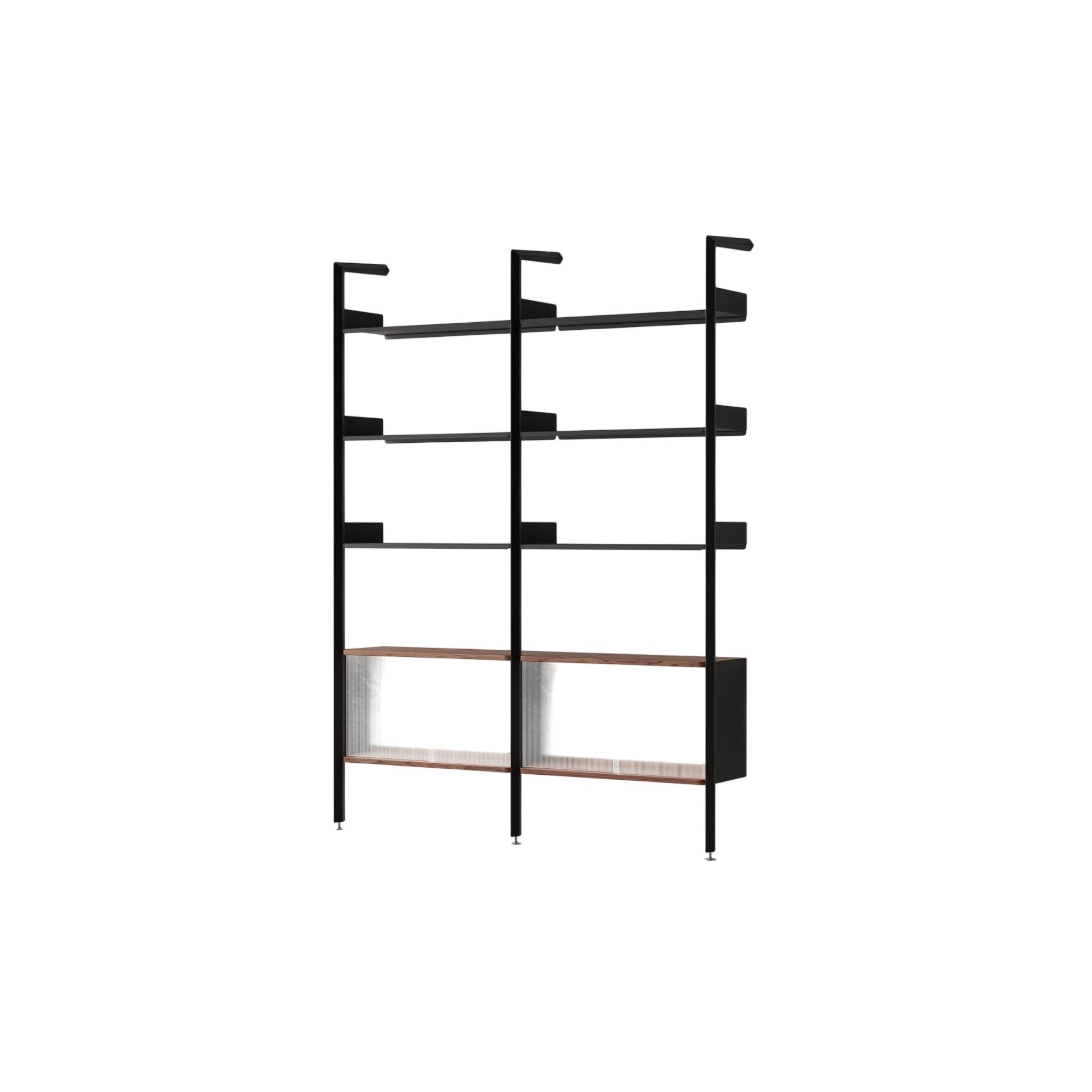&Tradition Rombe IF3 &IF6 Configurazione Scaffalatura E Noce laccato/Antracite
