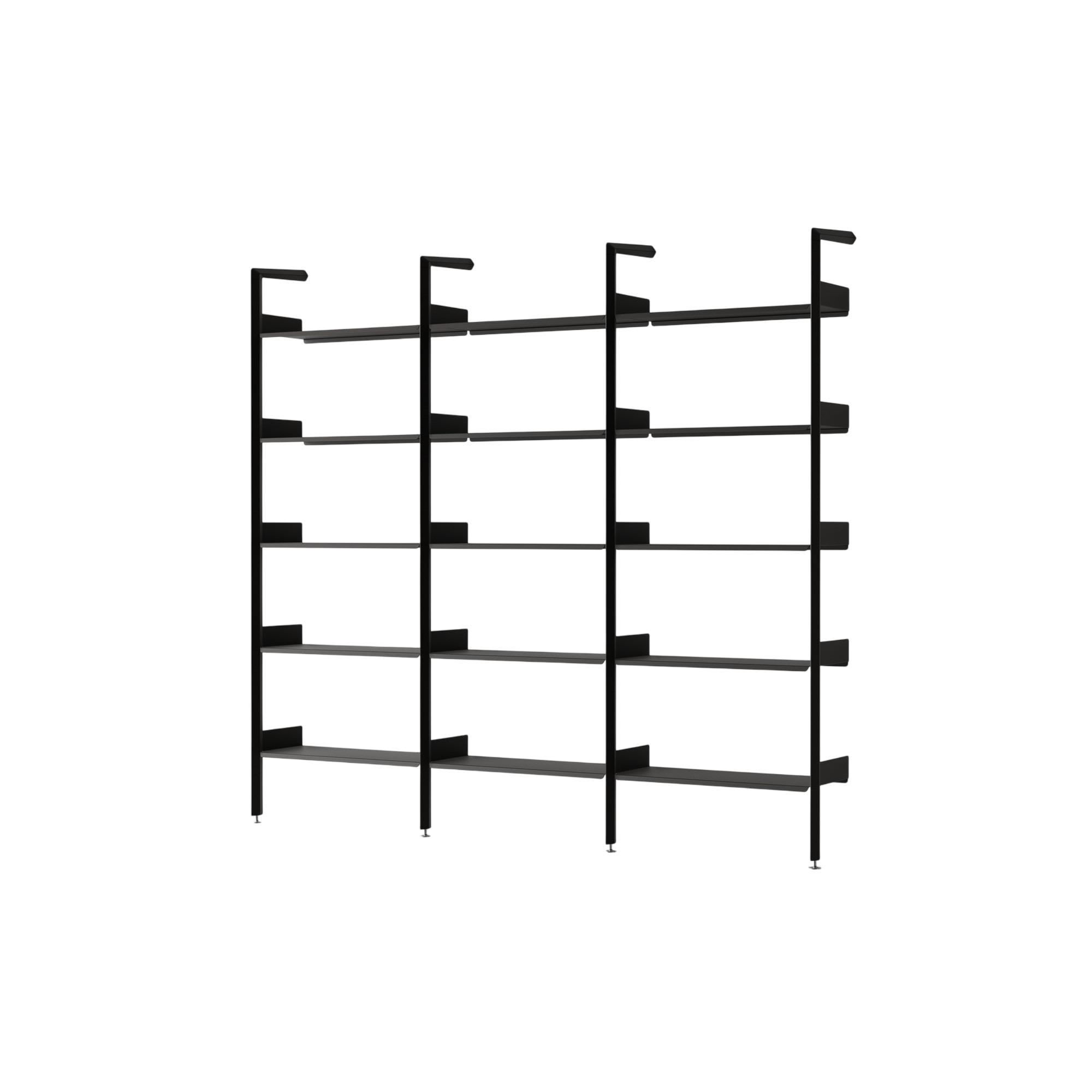 &Tradition Rombe IF1 &IF4 & IF4 Configurazione Scaffalatura F Noce laccato/Antracite