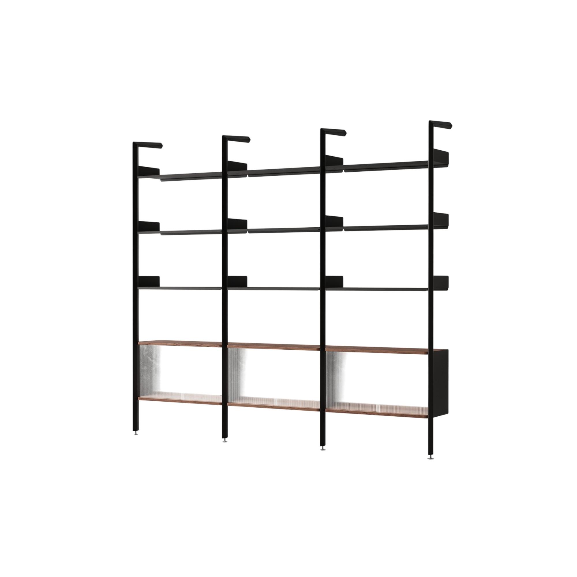 &Tradition Rombe IF3 &IF6 & IF6 Configurazione Scaffalatura K Noce laccato/Antracite