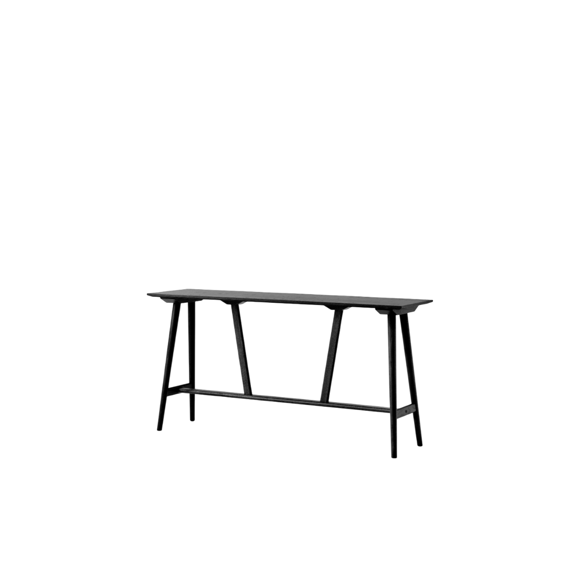 Mesa de mostrador &Tradition In Between SK25 L190 Roble lacado negro