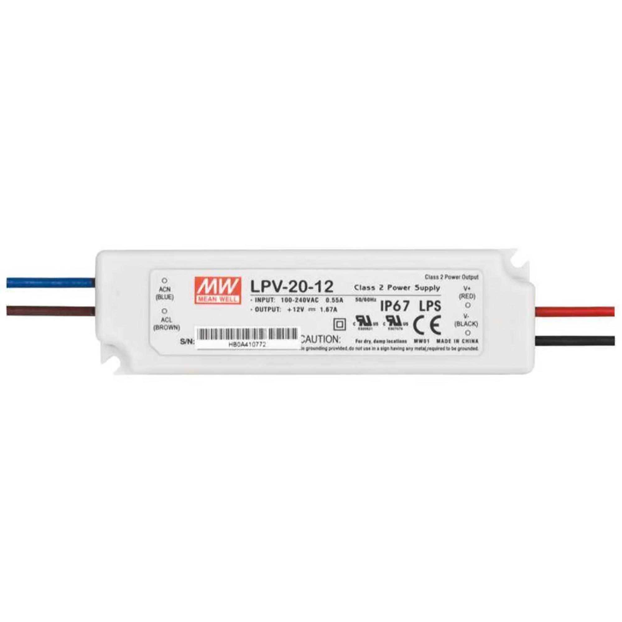 Astro LED Driver CV 12V 20W Niet Dimbaar Wit