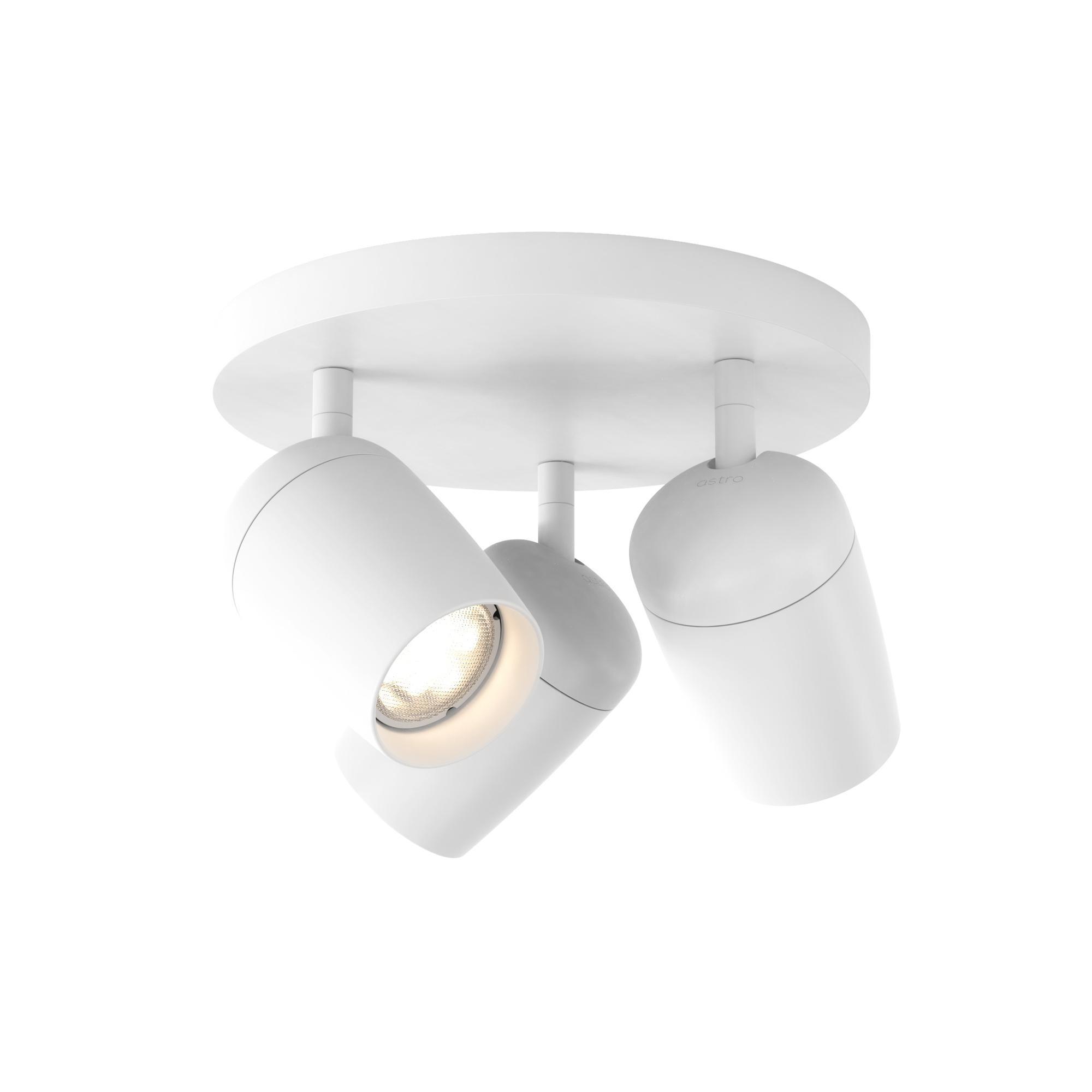 Astro Koto Triple Round Ceiling Light Matt White