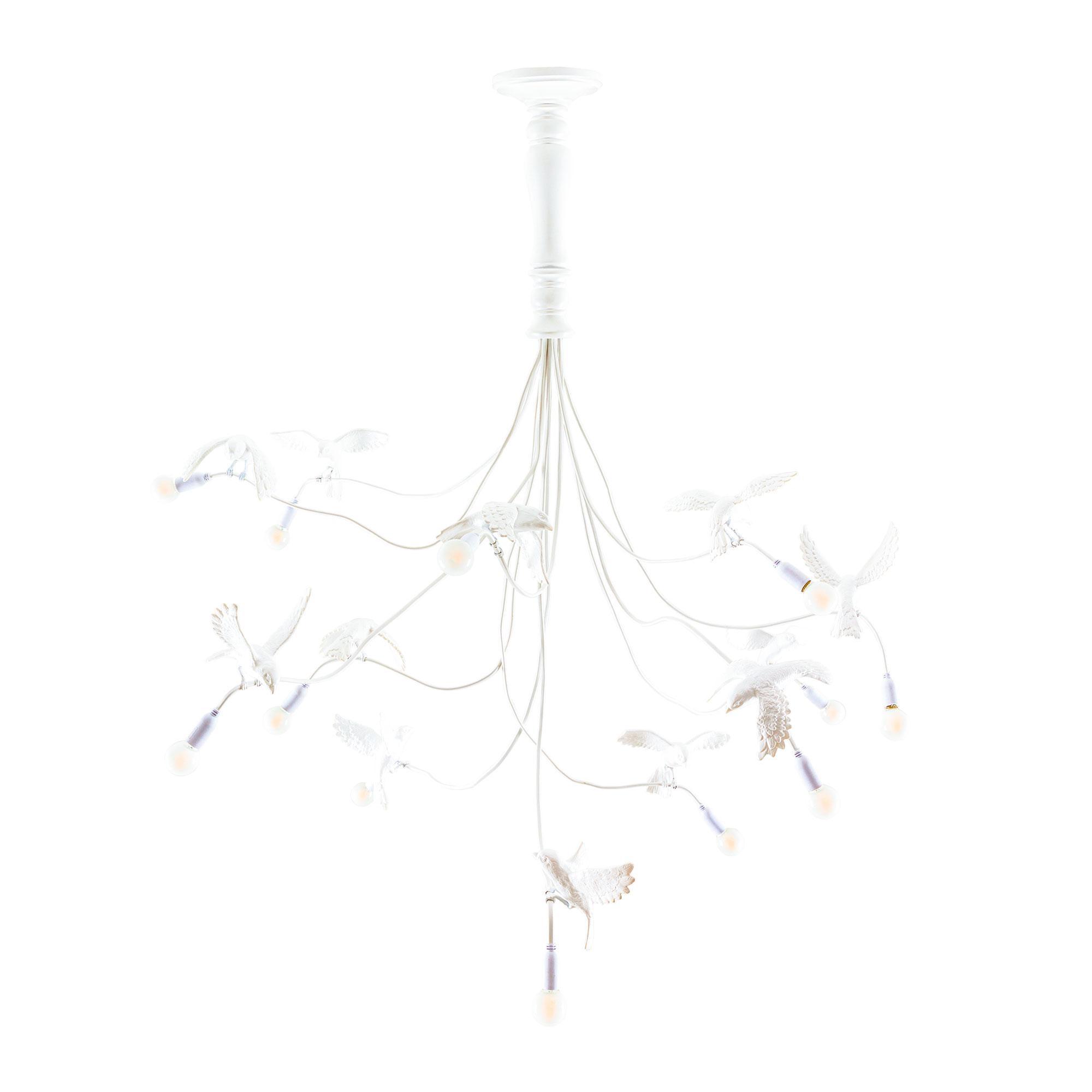 Seletti Sparrow Lustre Blanc