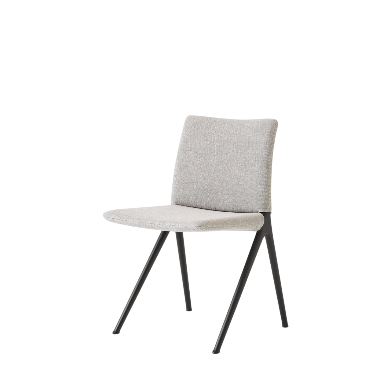 &Tradition Kape IF7 Eetkamerstoel Warm Zwart/ Clay 003