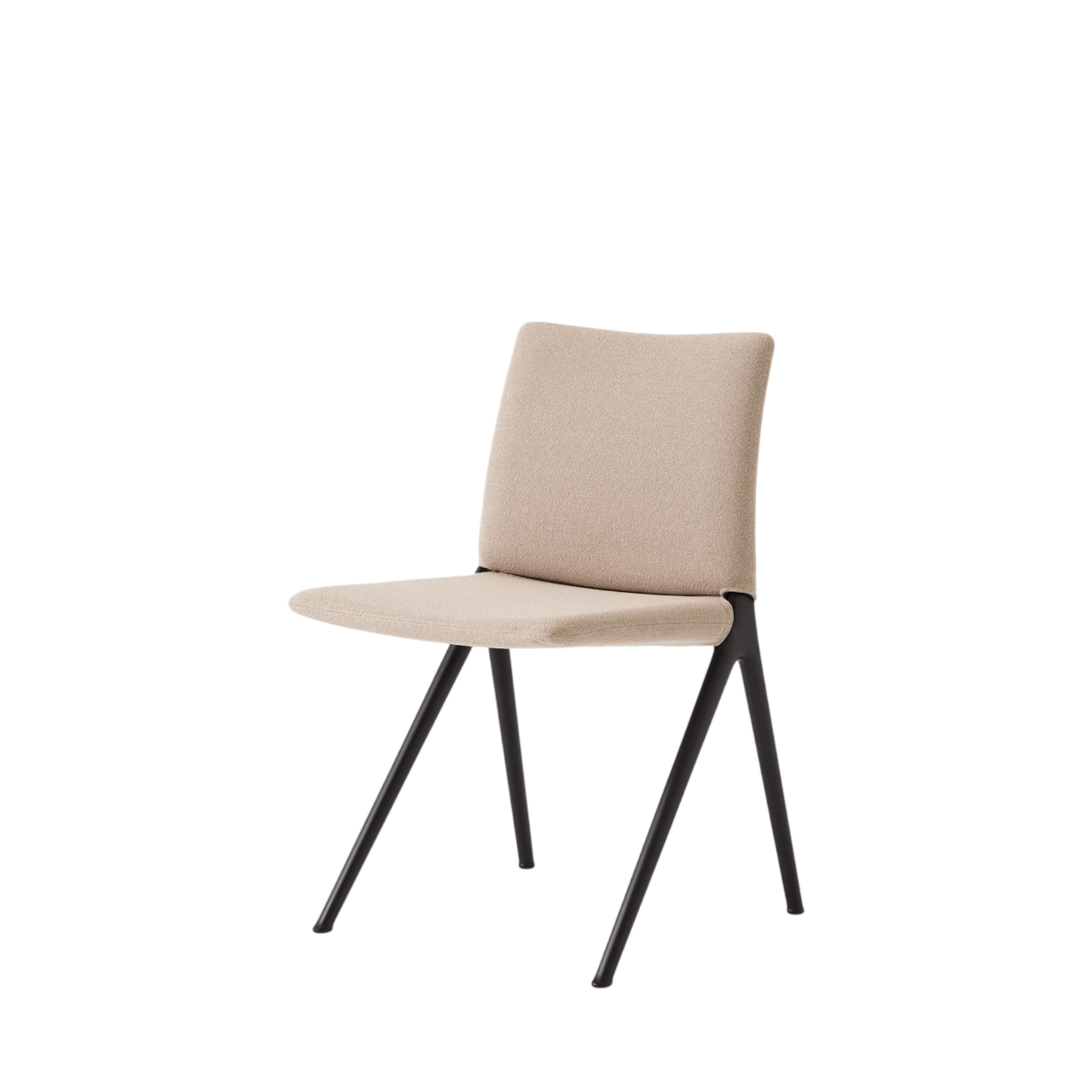 &Tradition Kape IF7 Eetkamerstoel Warm Zwart/ Grain 61252