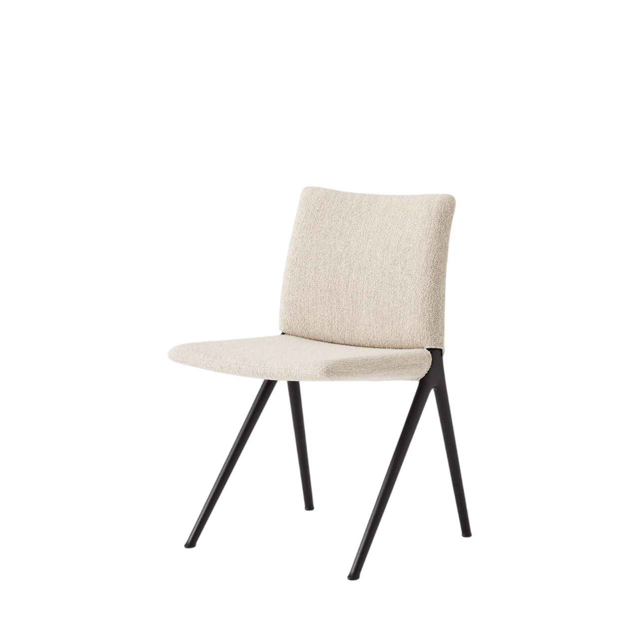 &Tradition Kape IF7 Eetkamerstoel Warm Zwart/Barnum 101