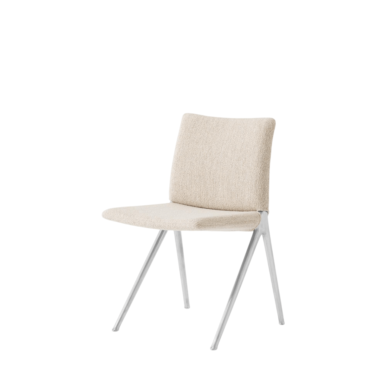 &Tradition Kape IF7 Eetkamerstoel Gepolijst Aluminium/Barnum 101