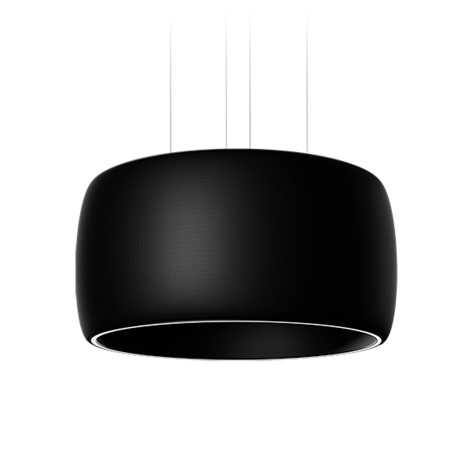 Intra Lighting Black Hole Pendant With Sound System Ø84 Black