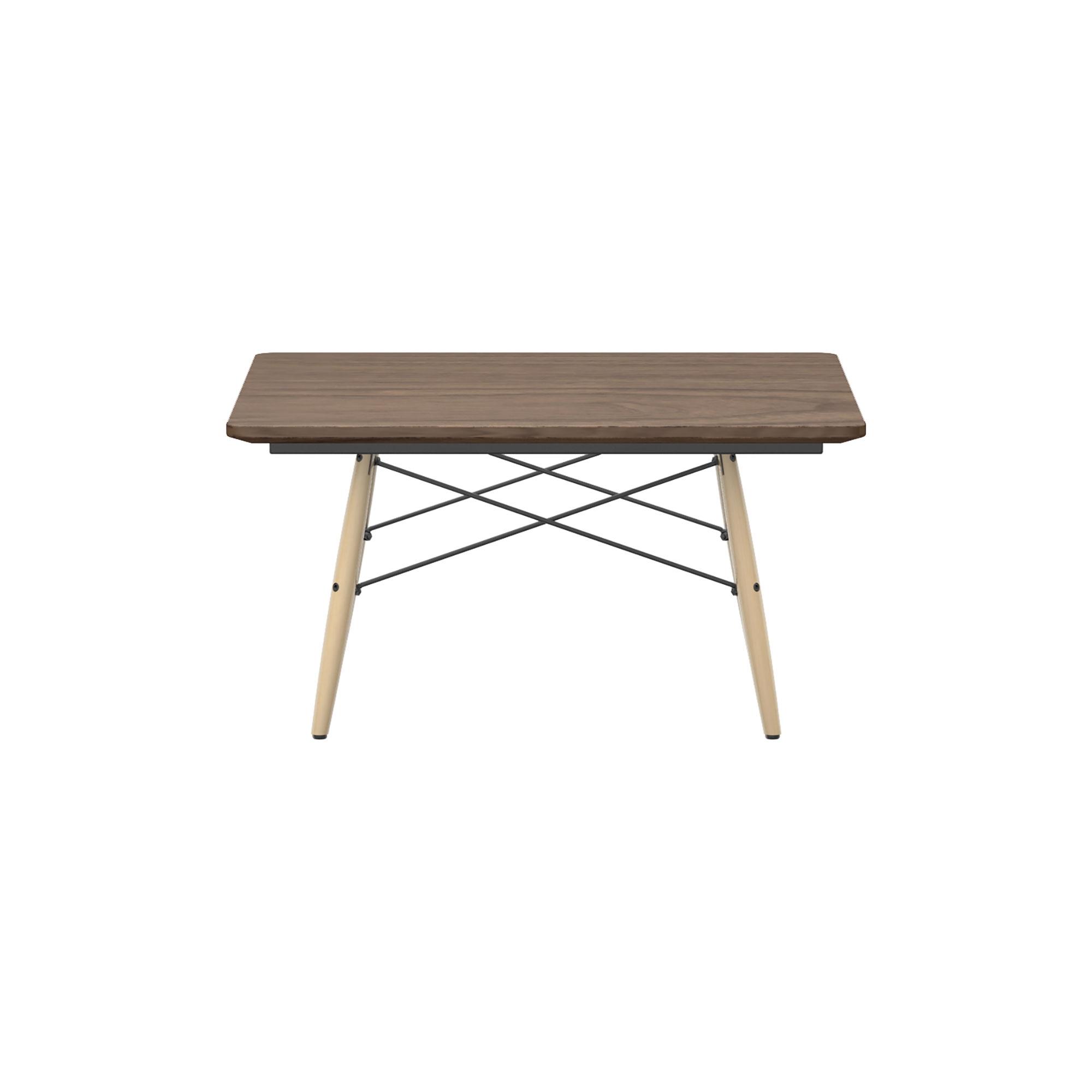 Vitra Eames Coffee Table Square Walnut/ Honey Colored Ash