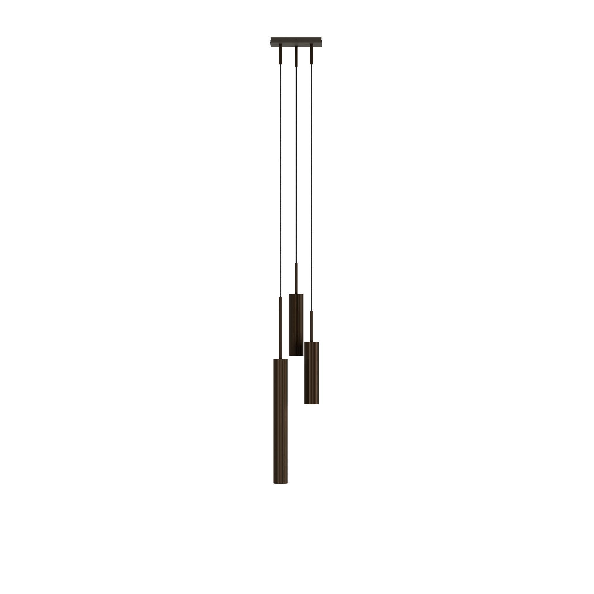 Audo Tubular Pendant 3 Aluminum/ Anodized Bronze