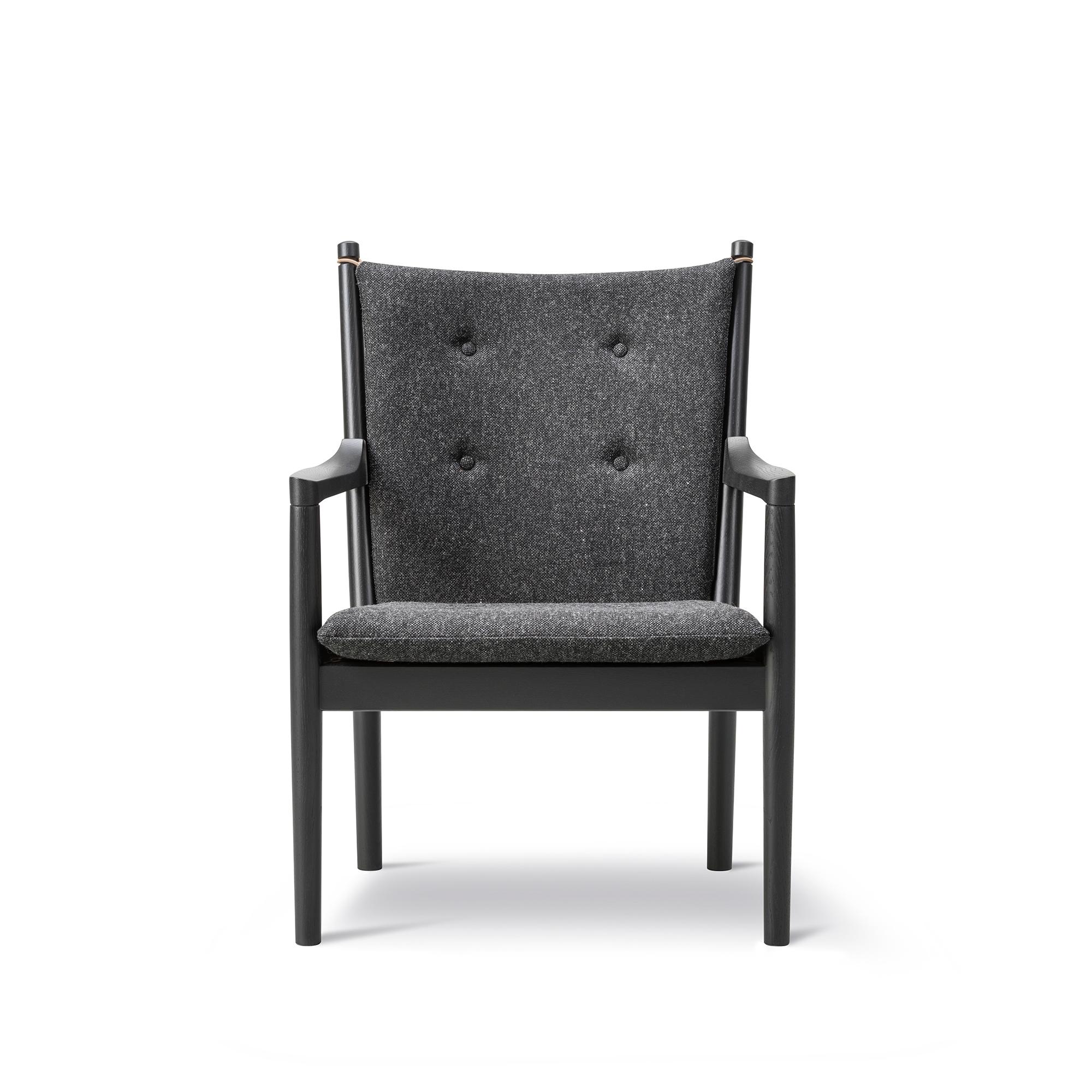 Fredericia Furniture 1788 Fauteuil Laqué Noir/Hallingdal 180