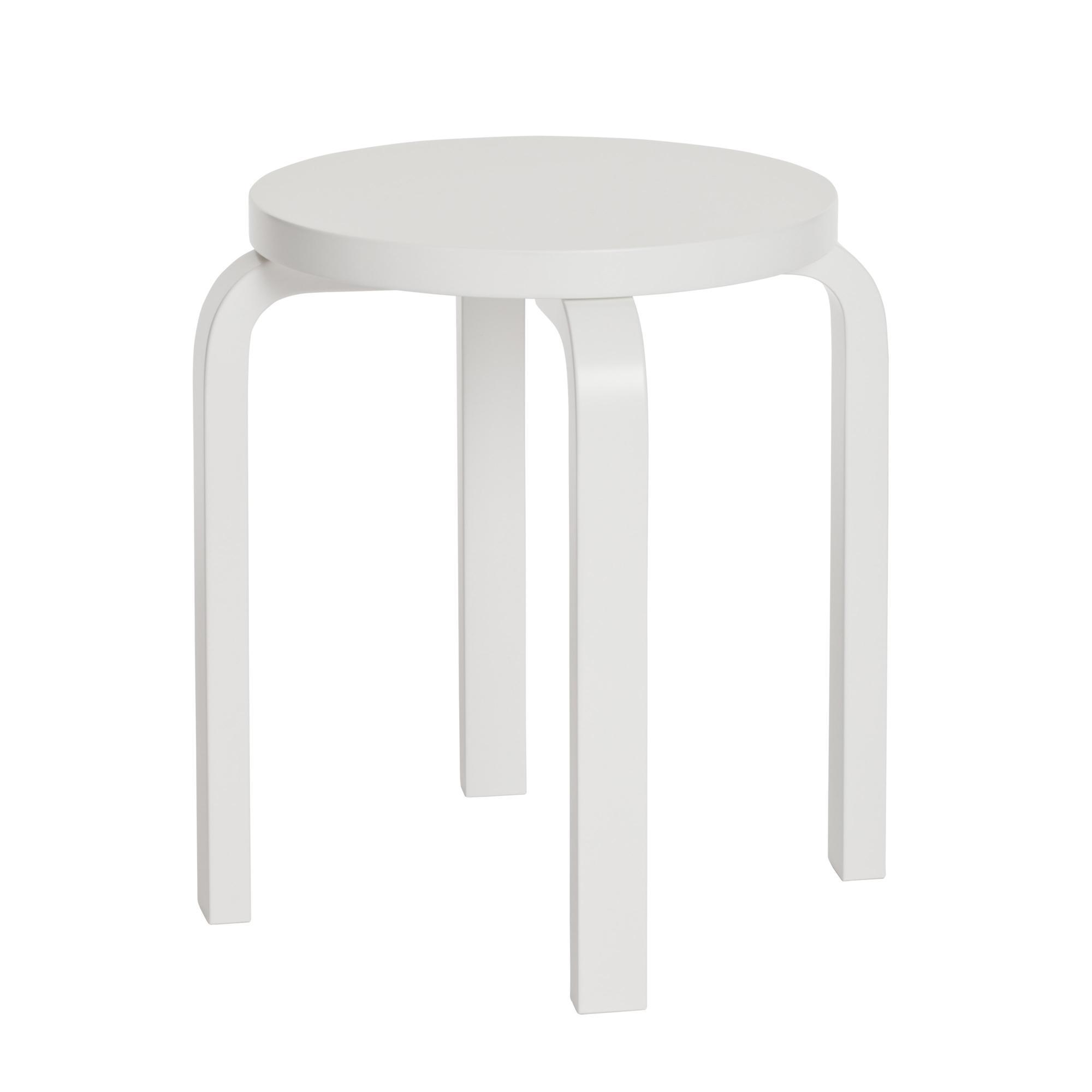 artek E60 Stool White