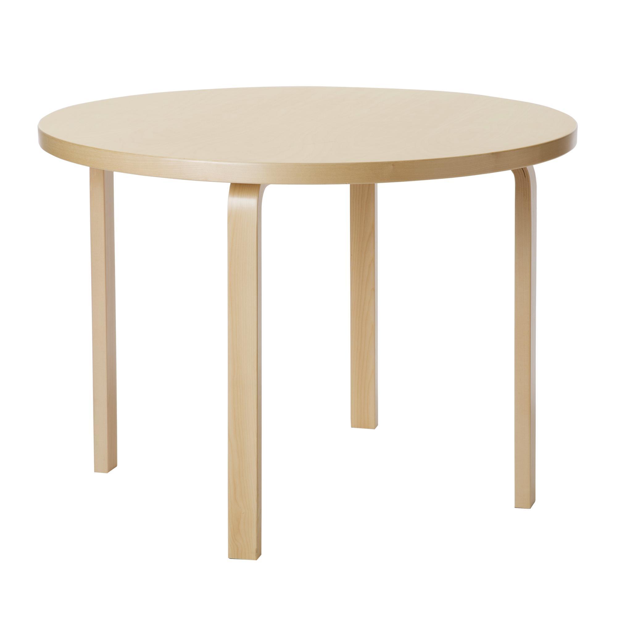 artek Aalto 90A Round Table Birch