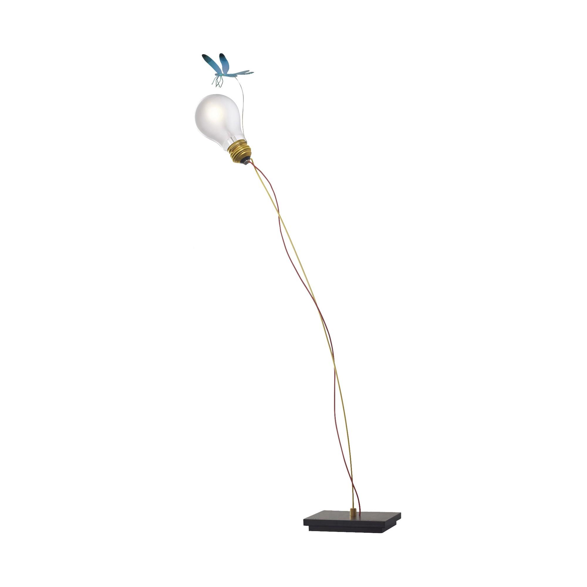 Ingo Maurer I Ricchi Poveri Bzzzz Table Lamp Blue