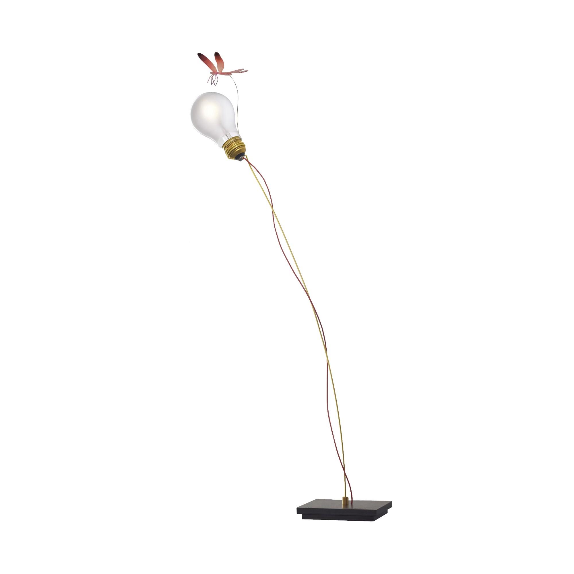 Ingo Maurer I Ricchi Poveri Bzzzz Table Lamp Red