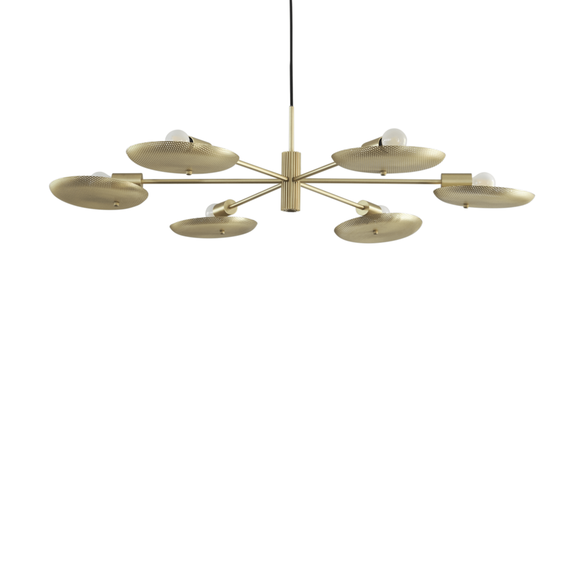101 Copenhagen Papillion Pendant Perforated Brass