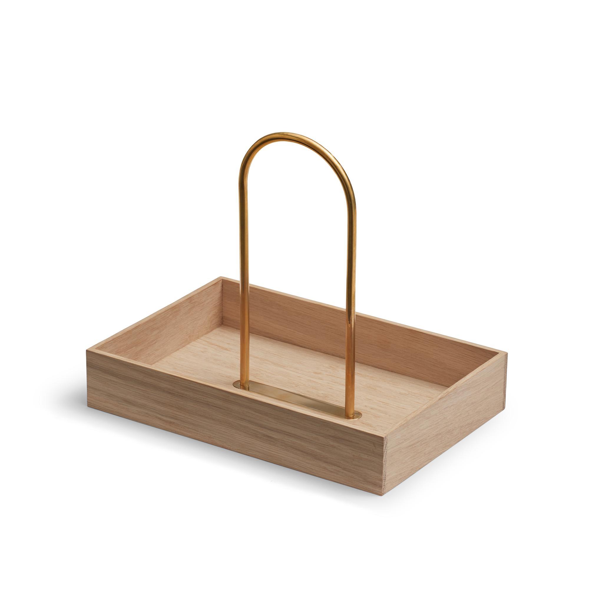 Fritz Hansen Skagerak Norr Carrier Tray Oak/ Brass