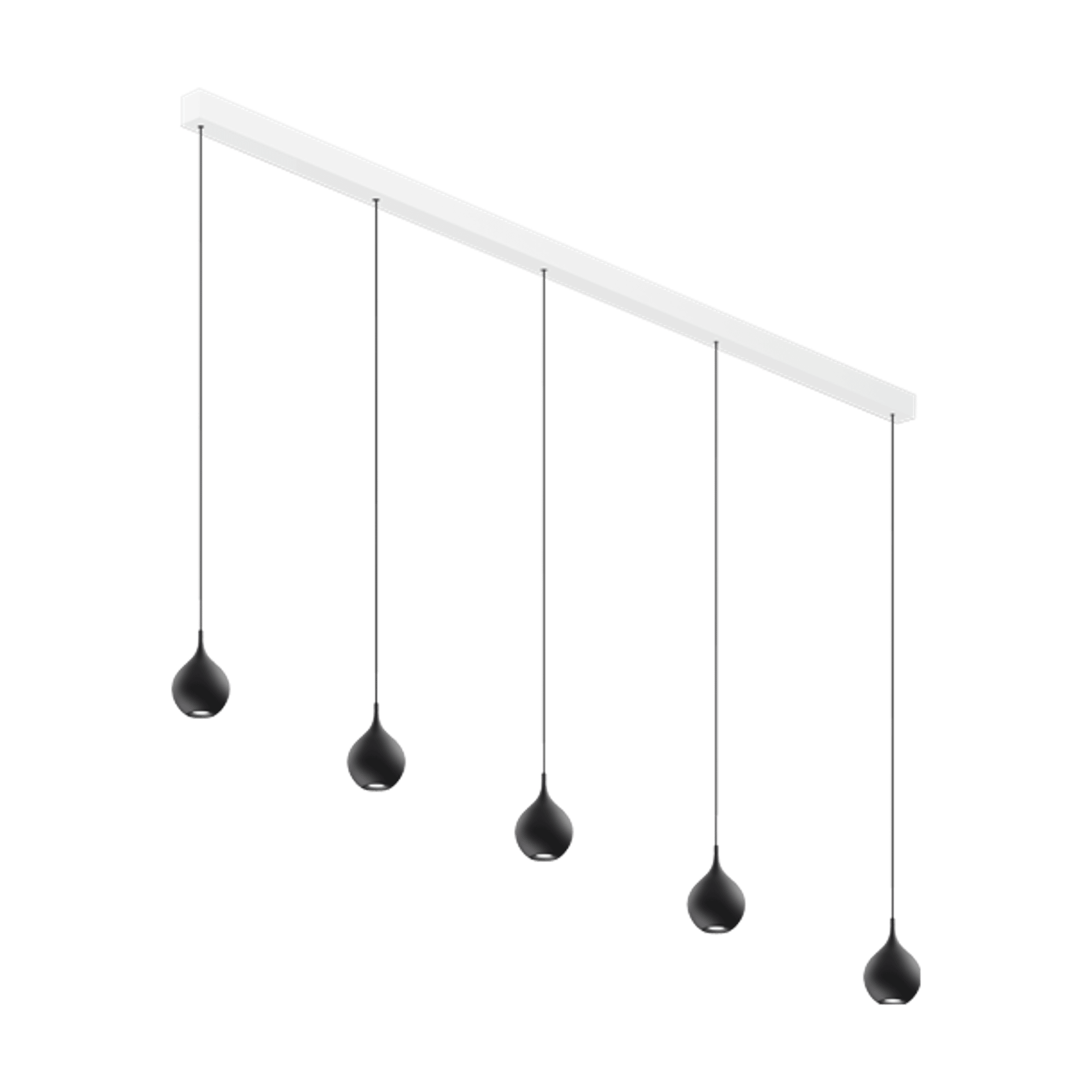 Intra Lighting Biba Drop Pendant Matt Green Pine