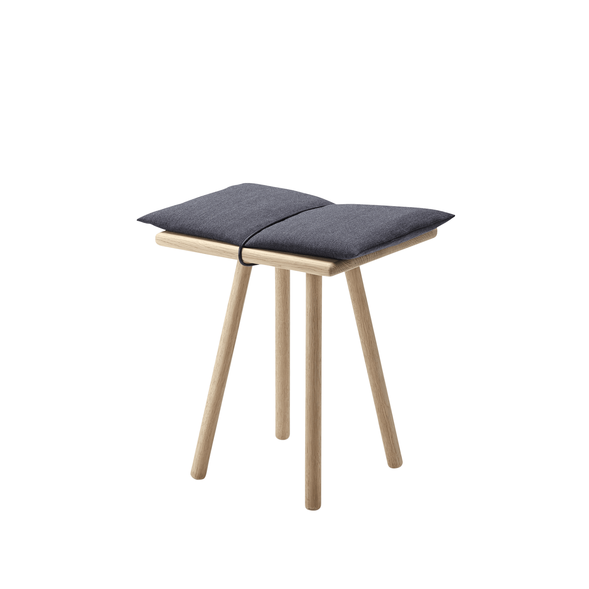 Fritz Hansen Colección Skagerak Georg Taburete Roble/Gris Oscuro