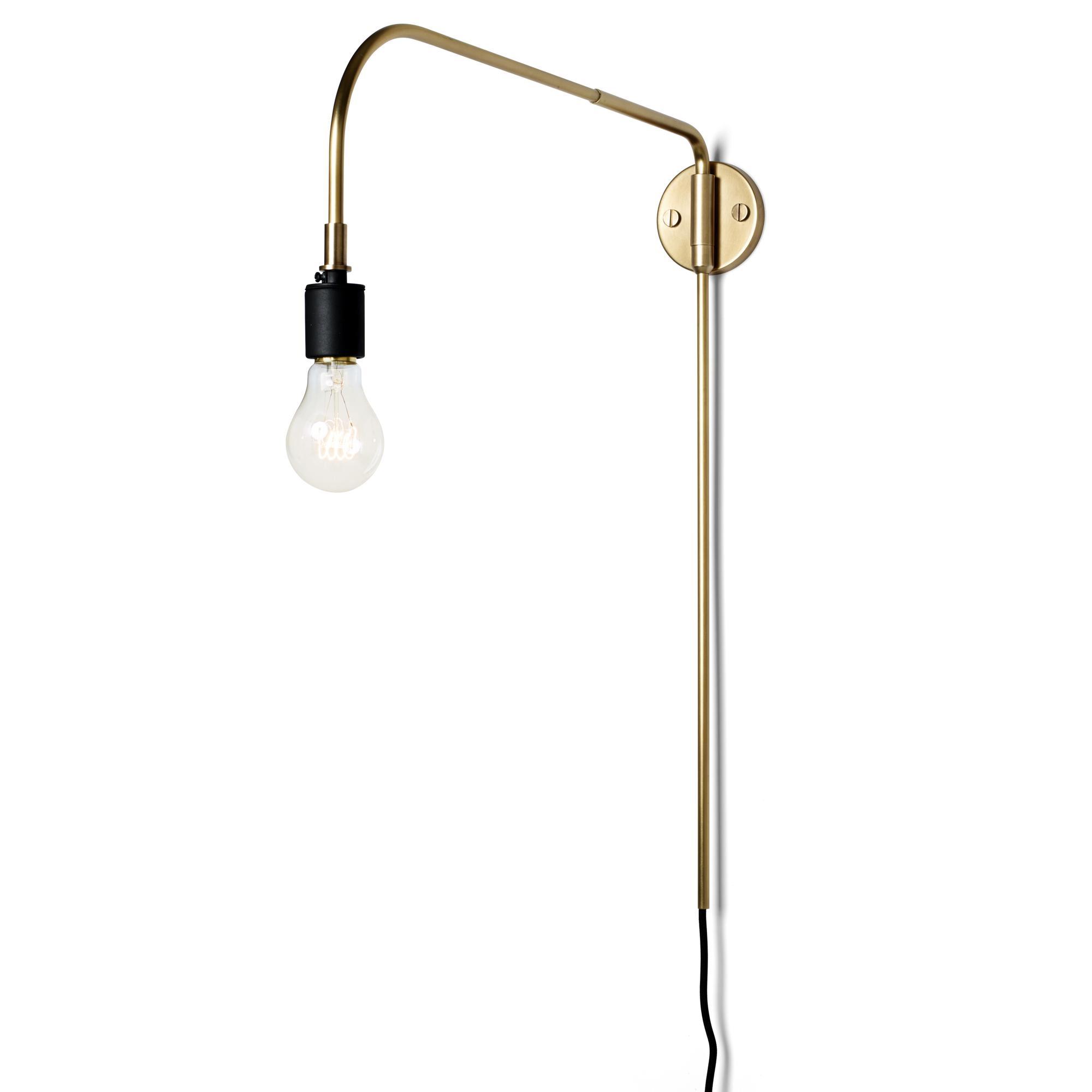 Audo Warren Wall Lamp Brushed Brass