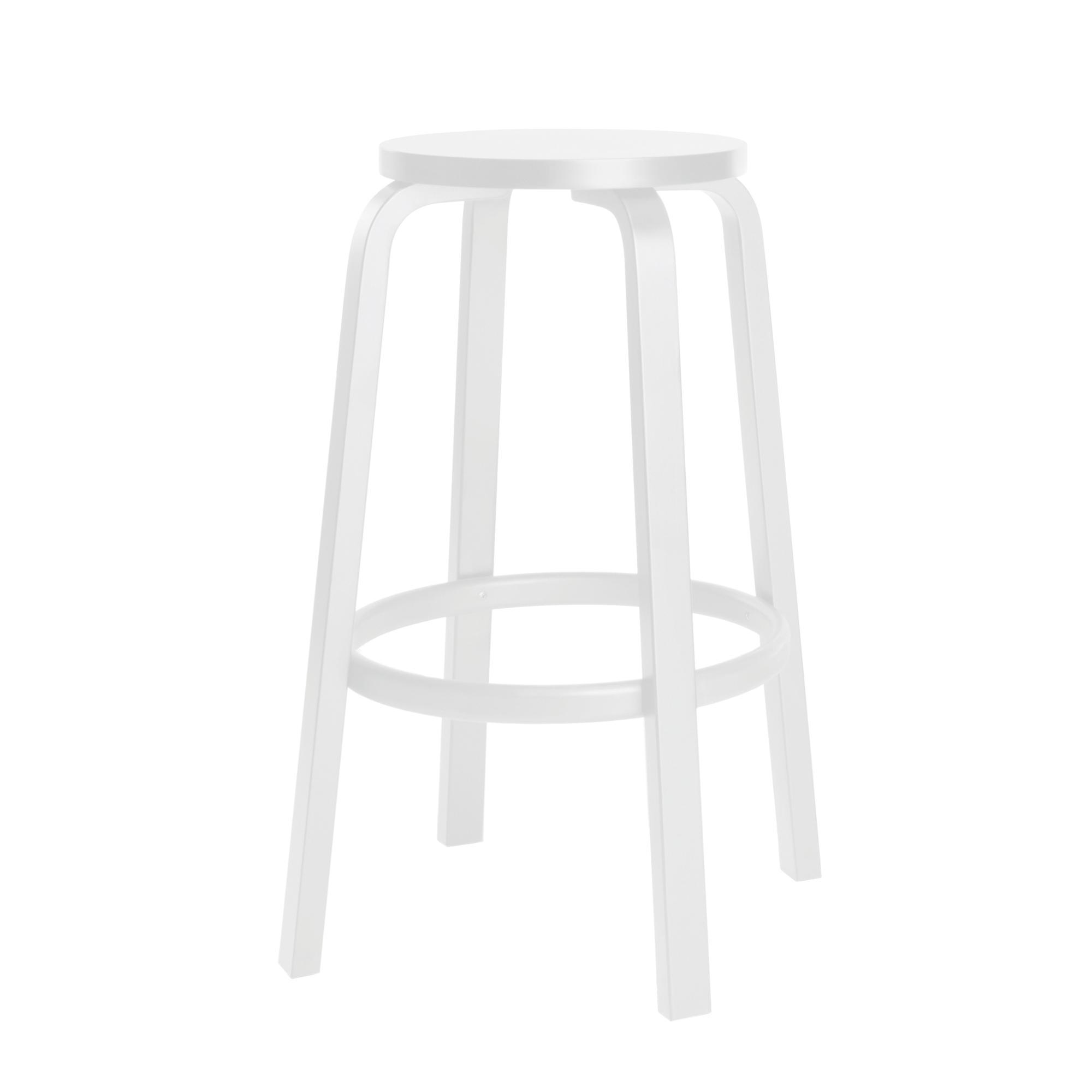 artek 64 Bar Stool H75 cm White