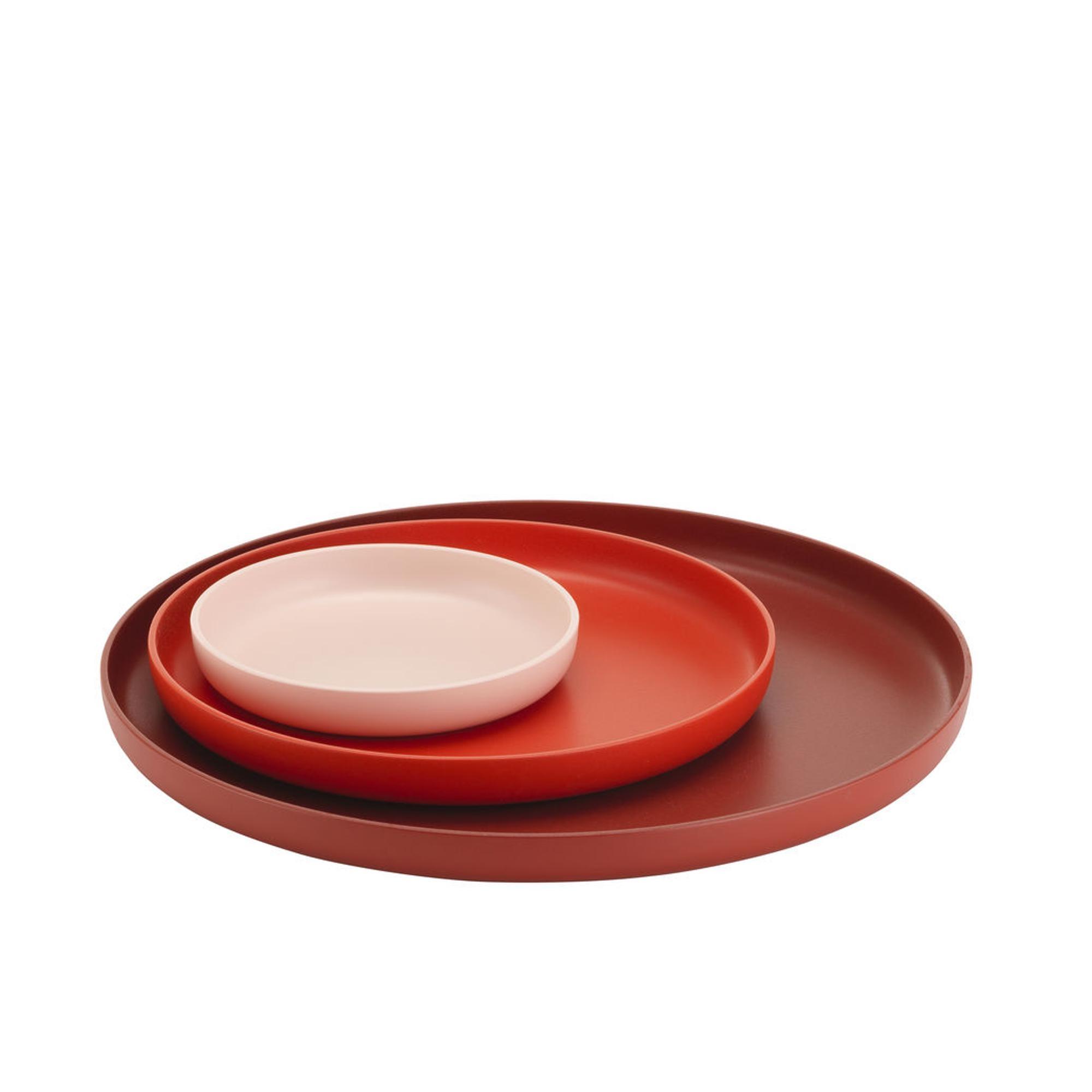 Vitra Trays Ensemble de Plateaux avec 3 Rouge