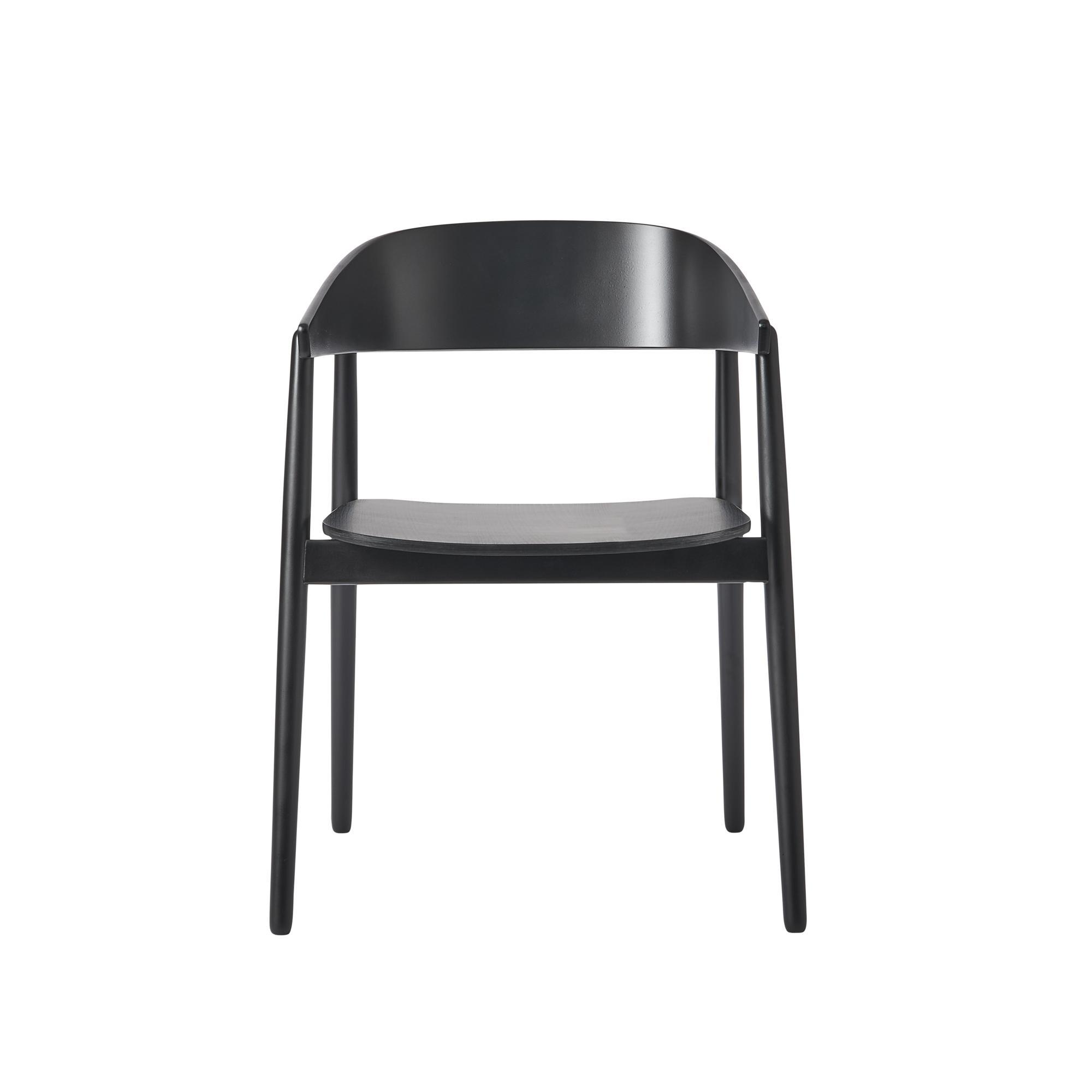Andersen Furniture AC2 Spisebordsstol Sort Eg