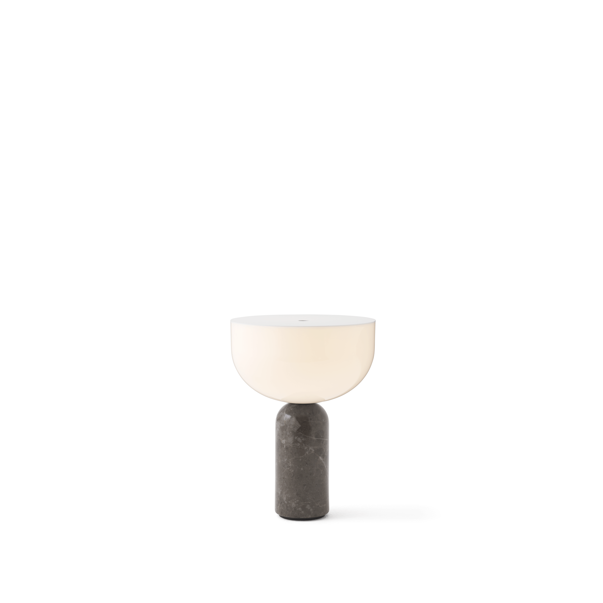 New Works Kizu Tischlampe Tragbar Gris Du Marais Marmor