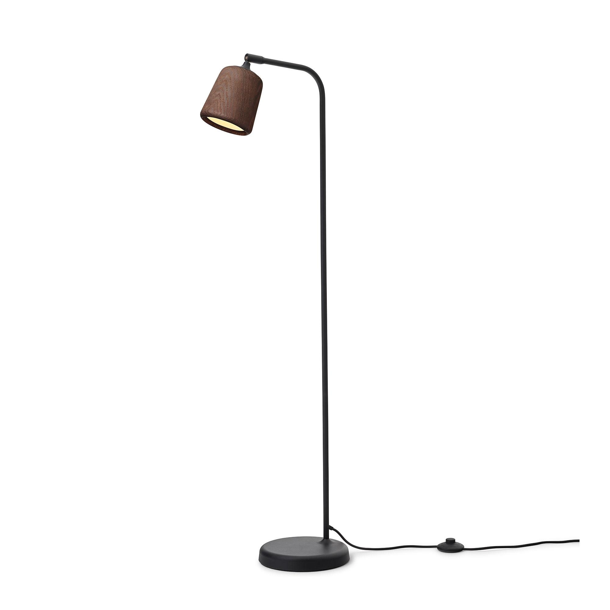 New Works Material Vloerlamp Smoked Oak