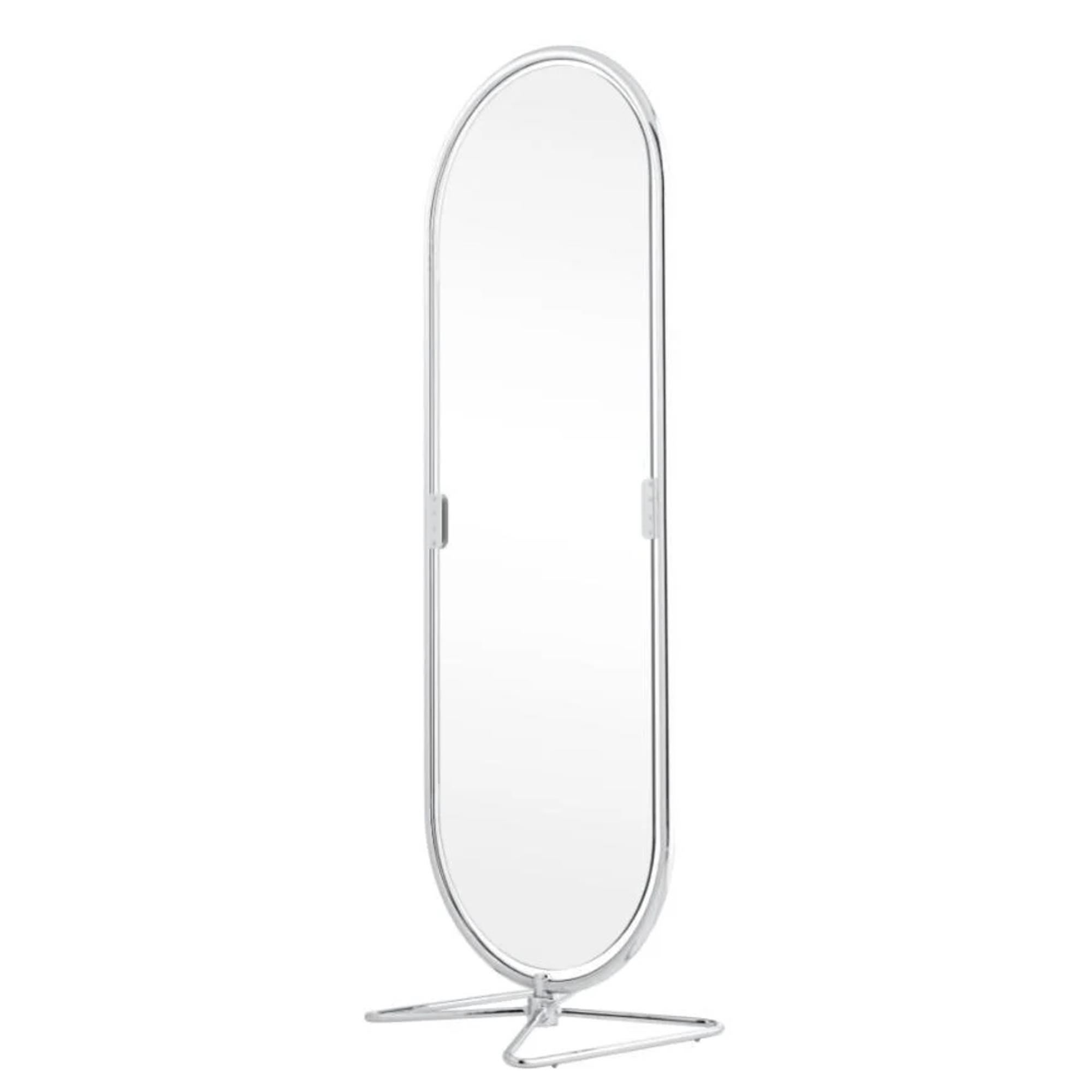 Verpan System 1-2-3 Mirror With Butterfly Base Steel