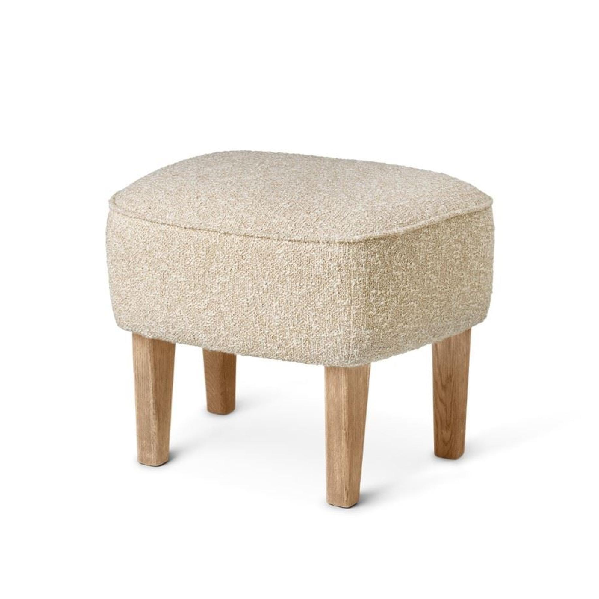 Audo Ingeborg Ottoman Natural Oak/0001 Beige