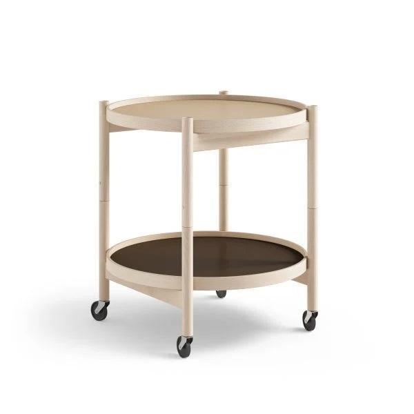 Brdr. Krüger Bølling Table Plateau Ø50 Hêtre Non Traité/Beige/ Brun